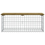 Garden Bench Gabion Design 103x44x42 cm Impregnated Wood Pine