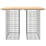 Garden Bench Gabion Design 100x70x72 cm Solid Wood Pine
