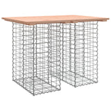 Garden Bench Gabion Design 100x70x72 cm Solid Wood Douglas