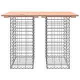 Garden Bench Gabion Design 100x70x72 cm Solid Wood Douglas