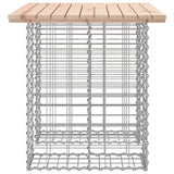 Garden Table Gabion Design 100x70x72 cm Solid Wood Pine