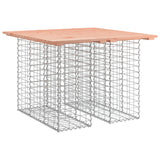 Garden Bench Gabion Design 100x102x72 cm Solid Wood Douglas