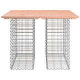 Garden Bench Gabion Design 100x102x72 cm Solid Wood Douglas