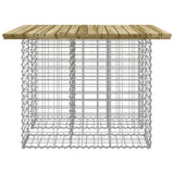 Garden Table Gabion Design 100x102x72 cm Impregnated Wood Pine