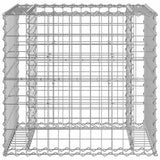 vidaXL Garden Bench with Gabion Basket Solid Wood Douglas