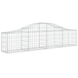 Arched Gabion Baskets 18 pcs 200x30x40/60 cm Galvanised Iron