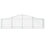 Arched Gabion Baskets 18 pcs 200x30x40/60 cm Galvanised Iron