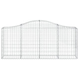 Arched Gabion Baskets 50 pcs 200x30x80/100 cm Galvanised Iron