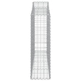Arched Gabion Baskets 5 pcs 200x30x100/120 cm Galvanised Iron