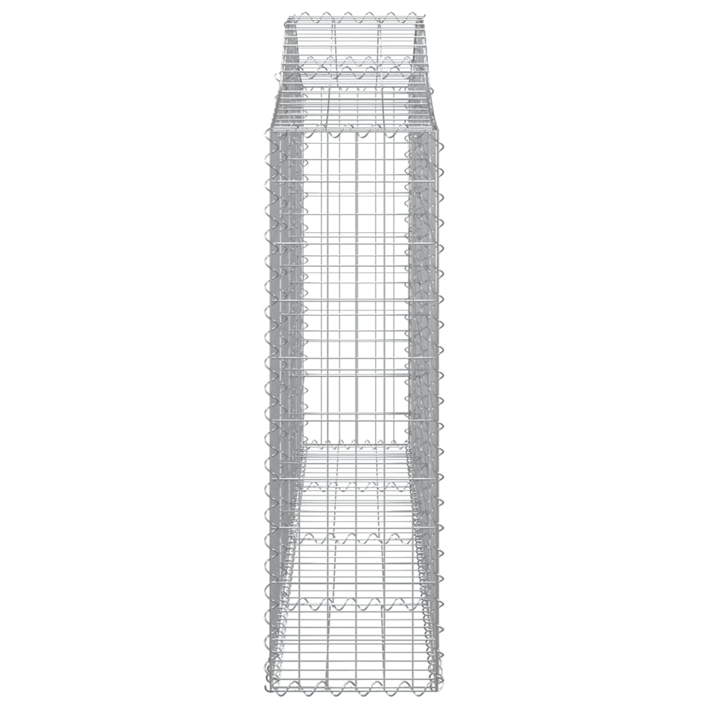 Arched Gabion Baskets 40 pcs 200x30x100/120 cm Galvanised Iron