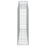 Arched Gabion Baskets 40 pcs 200x30x100/120 cm Galvanised Iron