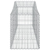 Arched Gabion Baskets 18 pcs 200x50x60/80 cm Galvanised Iron