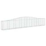 Arched Gabion Baskets 25 pcs 400x30x60/80 cm Galvanised Iron