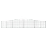 Arched Gabion Baskets 25 pcs 400x30x60/80 cm Galvanised Iron