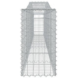 Arched Gabion Baskets 25 pcs 400x30x60/80 cm Galvanised Iron