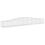 Arched Gabion Baskets 10 pcs 400x50x40/60 cm Galvanised Iron