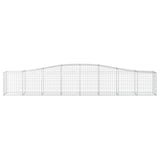 Arched Gabion Baskets 3 pcs 400x50x60/80 cm Galvanised Iron
