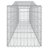 Arched Gabion Baskets 8 pcs 400x50x60/80 cm Galvanised Iron