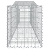 Arched Gabion Baskets 9 pcs 400x50x60/80 cm Galvanised Iron