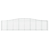 Arched Gabion Baskets 25 pcs 400x50x80/100 cm Galvanised Iron