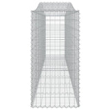 Arched Gabion Baskets 3 pcs 400x50x100/120 cm Galvanised Iron