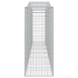 Arched Gabion Baskets 10 pcs 400x50x120/140 cm Galvanised Iron