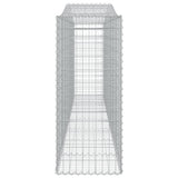 Arched Gabion Baskets 15 pcs 400x50x120/140 cm Galvanised Iron