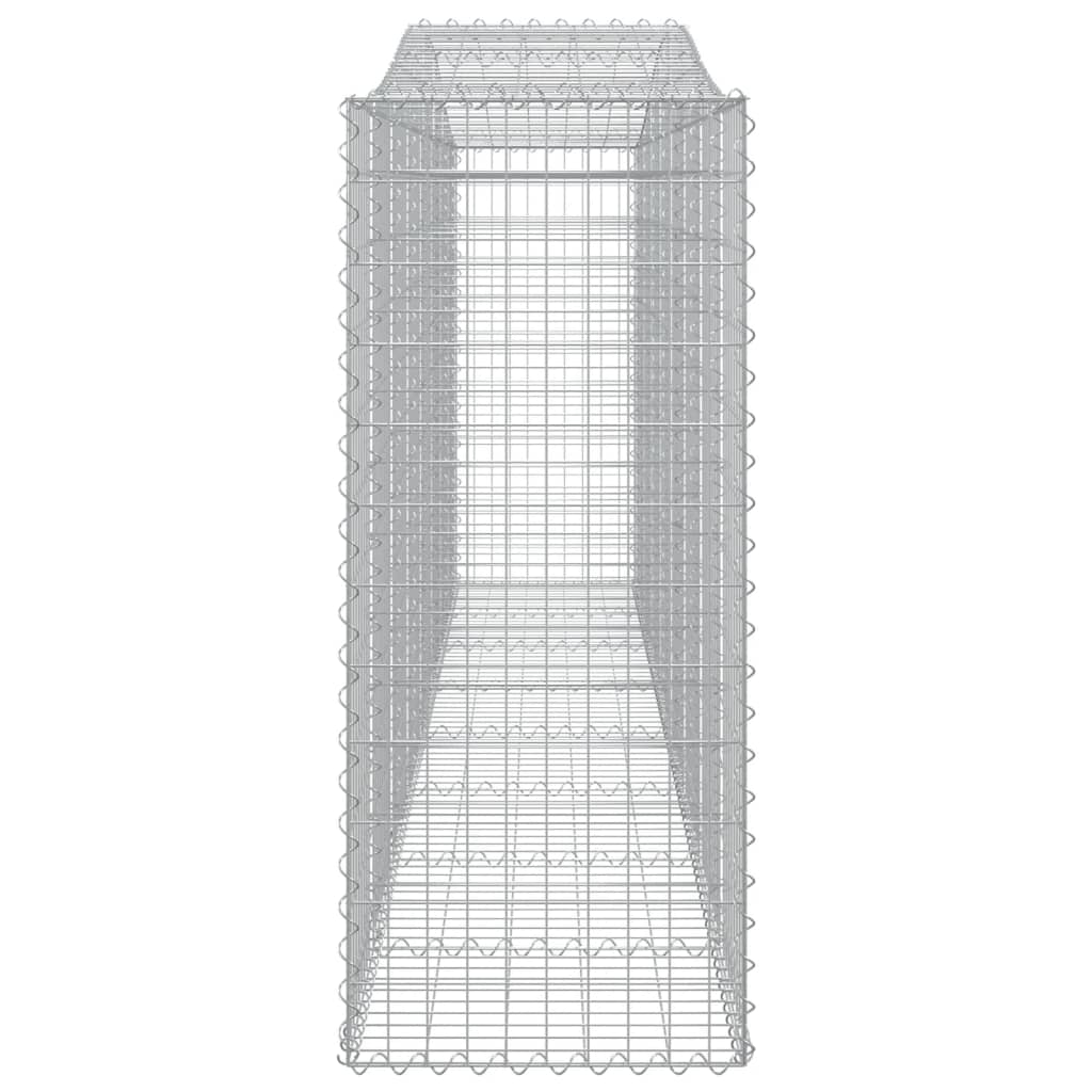 Arched Gabion Baskets 25 pcs 400x50x120/140 cm Galvanised Iron