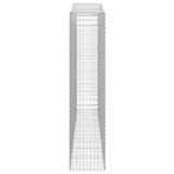 Arched Gabion Baskets 5 pcs 400x50x220/240 cm Galvanised Iron