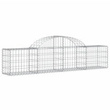 Arched Gabion Baskets 20 pcs 200x30x40/60 cm Galvanised Iron