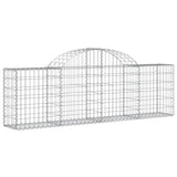 Arched Gabion Baskets 25 pcs 200x30x60/80 cm Galvanised Iron