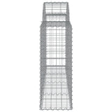 Arched Gabion Baskets 25 pcs 200x30x80/100 cm Galvanised Iron