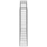 Arched Gabion Baskets 20 pcs 200x30x140/160 cm Galvanised Iron