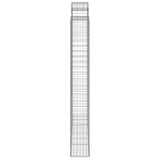 Arched Gabion Baskets 6 pcs 200x30x220/240 cm Galvanised Iron