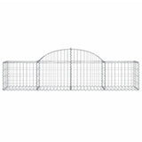 Arched Gabion Baskets 40 pcs 200x50x40/60 cm Galvanised Iron