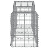 Arched Gabion Baskets 11 pcs 200x50x60/80 cm Galvanised Iron