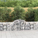 Arched Gabion Baskets 50 pcs 200x50x60/80 cm Galvanised Iron