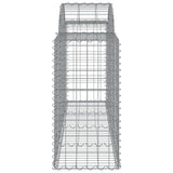 Arched Gabion Baskets 50 pcs 200x50x80/100 cm Galvanised Iron