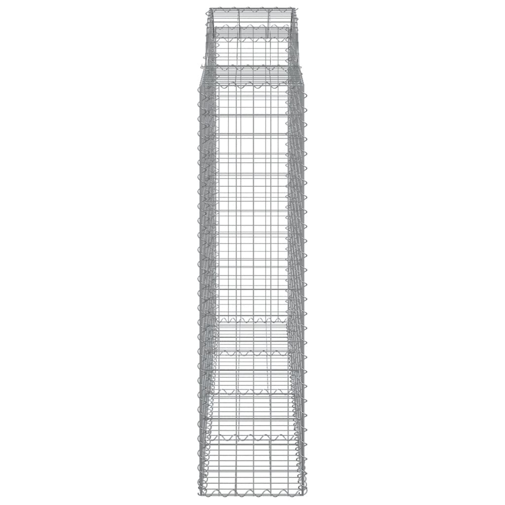 Arched Gabion Baskets 40 pcs 200x50x160/180 cm Galvanised Iron
