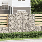 Arched Gabion Baskets 40 pcs 200x50x160/180 cm Galvanised Iron