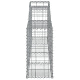 Arched Gabion Baskets 3 pcs 300x30x60/80 cm Galvanised Iron