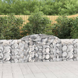 Arched Gabion Baskets 20 pcs 300x30x80/100 cm Galvanised Iron