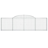 Arched Gabion Baskets 25 pcs 300x30x80/100 cm Galvanised Iron