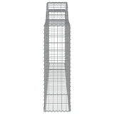 Arched Gabion Baskets 20 pcs 300x30x100/120 cm Galvanised Iron