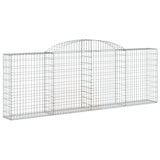 Arched Gabion Baskets 30 pcs 300x30x100/120 cm Galvanised Iron