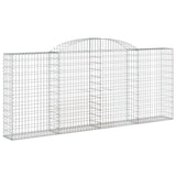 Arched Gabion Baskets 20 pcs 300x30x120/140 cm Galvanised Iron