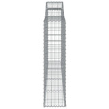 Arched Gabion Baskets 30 pcs 300x30x120/140 cm Galvanised Iron