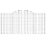 Arched Gabion Baskets 25 pcs 300x30x140/160 cm Galvanised Iron