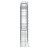 Arched Gabion Baskets 25 pcs 300x30x140/160 cm Galvanised Iron