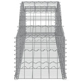 Arched Gabion Baskets 5 pcs 300x50x40/60 cm Galvanised Iron